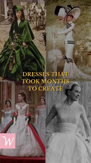 WardrobeShop on Instagram: "✨ Would you believe some dresses took months — sometimes years — to create for just a few minutes on screen? ✨ These legendary gowns weren’t made quickly or easily. They required endless fittings, hand embroidery, custom fabrics, and teams of artisans working behind the scenes to bring a single vision to life. Every pleat, bead, and stitch was intentional — designed not only to dress an actress, but to define a character, an era, and a moment in cinema history. Some o