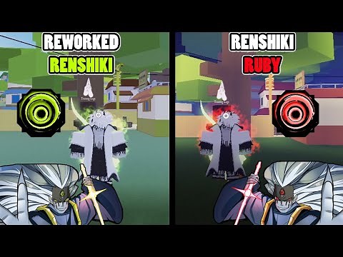 NEW! MAX Renshiki Rework and Renshiki Ruby Bloodline FULL SHOWCASE / COMPARISON || Shindo Life