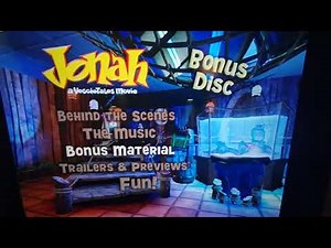 Jonah: A VeggieTales Movie (2002) 2003 DVD Menu Walkthrough Disc 2