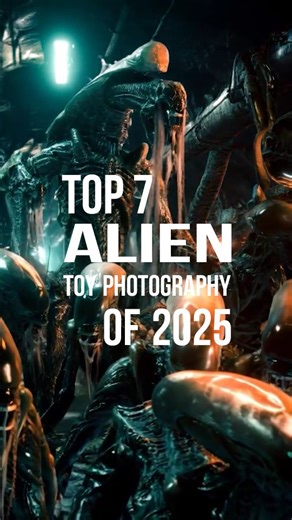 As 2025 comes to an end, here’s my Top 7 Alien Toy Photography of the year. This reel features my most cinematic Alien and Xenomorph toy photographs, built around atmosphere, tension, and sci-fi horror aesthetics. From dark space corridors and flooded underground tunnels to neon-lit cityscapes and massive Alien hives, each image focuses on texture, shadow, and environmental storytelling. Alien toy photography is all about detail — slime, water, fog, color contrast, and lighting play a huge role 