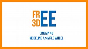 Cinema 4D - Modeling a Wheel