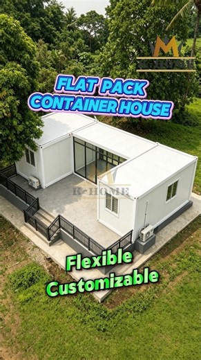 Affordable Modular Housing | Flat Pack Container House for Airbnb, Camp & Office😍 #prefabhouse