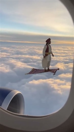 Plane Window Se Aladdin Ko Udte Dekha Real Magic Moment #mahaepisode #ragini #viral #vfx