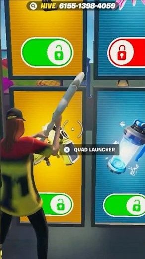 How to get the quad launcher in 1v1 with every gun !￼