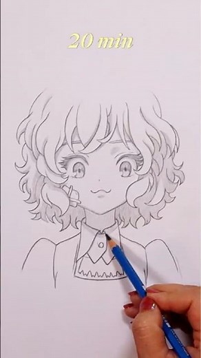 Drawing Kotoko Iwanaga (Kyokou Suiri) From In/Spectre ✍️ | Speed Sketch | Anime Fanart #shorts