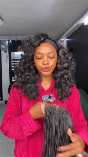 Yvonne Egbune / Detachable Ponytail / Braided wigs / Blend wigs on Instagram: "Lace tint is available in two beautiful colours. - Light brown and medium brown. N5,000 each. Headband wig: N45,000 Hybrid wig: N75,000 Dm or WhatsApp 07011635801 to order."