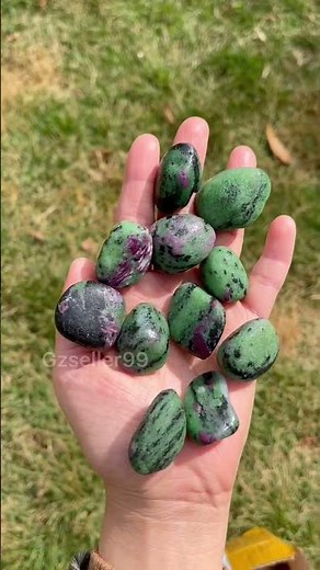Ruby Zoisite Tumbled Stones