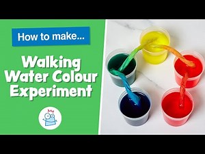 How To Make A Walking Water Colour Experiment | Baker Ross