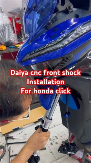 Daiya front shock installation for honda click