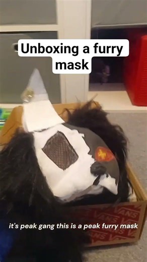 unboxing a furry mask #furry #mask