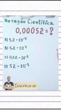 🧮 SCIENTIFIC NOTATION: Write 0.00052 in scientific notation #mathchallenge