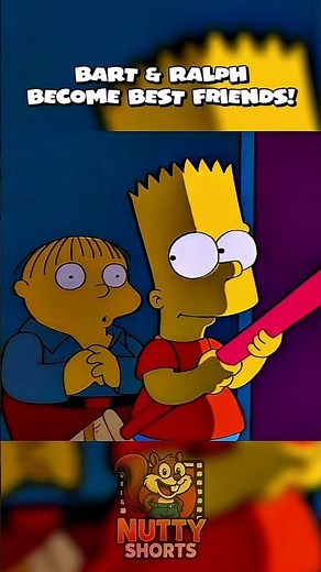 Bart & Ralph Become Best Friends! 😅 #simpsons #shorts