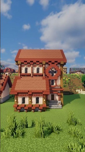Crimson Brick Manor | Elegant Medieval Survival House