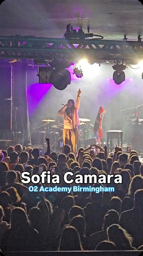 ✨ @_sofiacamara_ ✨ Magical performance for her #O2AcademyBirmingham show 🌟 #SofiaCamara #Birmingham | O2 Academy Birmingham