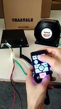 YHAAVALE police siren 9200E