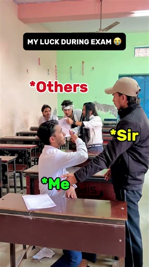 My Luck 😭 #viral #trending #exam #school #schoollife #funny #diy #memes #comedy #foryou #shorts