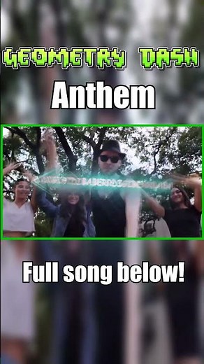 OFFICIAL Geometry Dash Anthem #gd #geometrydash #robtop #gmd
