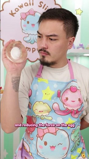 Can slime save an egg from a drop? 🤔 #stem #education #shorts