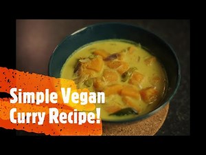 Simple Butternut Squash with Coconut Milk Curry | Vegan Recipe | Sri Lankan Veg Curry | Easy Meal