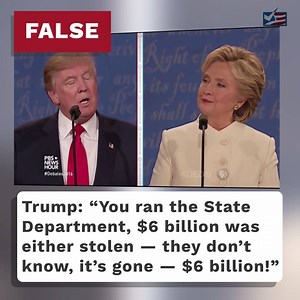 169K views · 3K shares | Trump wrongly said that $6 billion was...