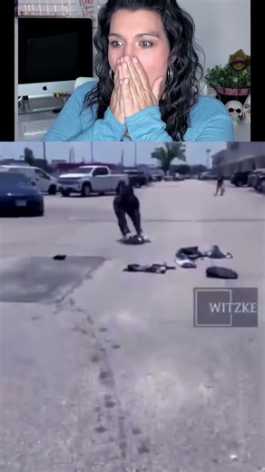 Thief Jumps Into the Getaway Car… Then Immediately FALLS Out!