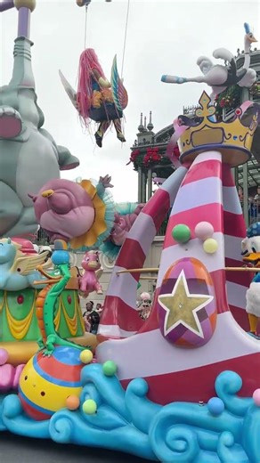 Disney’s cool and colorful parade.