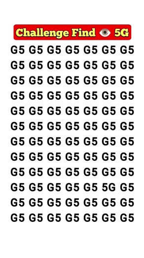 Observation Skills Challenge - Let's See Your Power! 💪 👉 5G