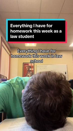 A Week in the Life of a Law Student: Homework Overload