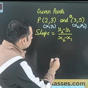 Equations of a line passing through two given points #mathematics #maths #mathskills #mathisfun | Nand Kishore Classes