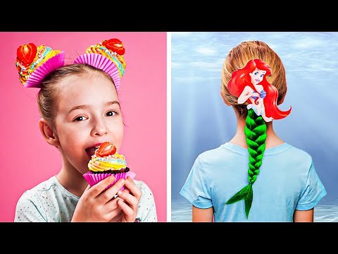 8 CUTE HAIRSTYLES IDEAS FOR GIRLS || Crazy And Cool Hair Hacks by 123 GO! Play