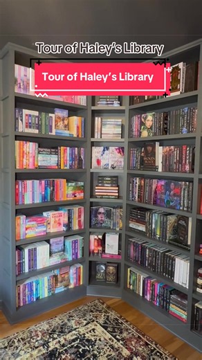 Tour of Haley’s Library 📚 #booktok #bookish #library #read #book | book tiktok