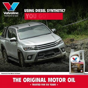 3.3K views | Valvoline Diesel Synthetic engine oil formulated with high quality synthetic base oils and latest additive technology gives your engine maximum protection in terrains and under all operating conditions. #Valvoline #engineoil #TheOriginalMotorOil #DieselSynthetic | Valvoline | Facebook