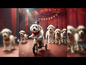 Watch these Cute pack of Dogs performing Incredible Circus Stunts!