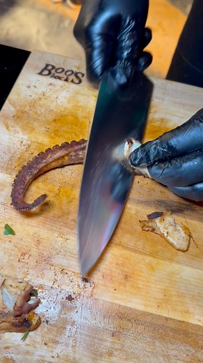 4.1M views · 6.7K reactions | Sliced Grilled Octopus  #octopus | Foody Fetish | Facebook