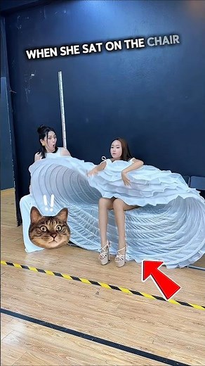 This Girl Didn’t Know How to Walk in Her Dress 👰