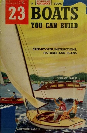 23 DIY Wooden Boat Handbook Designs Vintage 1950s PDF Book Outboard Sailing Rowboat Plans How to Build Woodworking Instant Download - Etsy