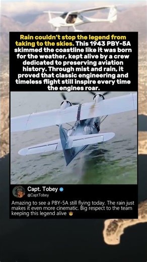 Rain couldn’t stop the legend from taking to the skies