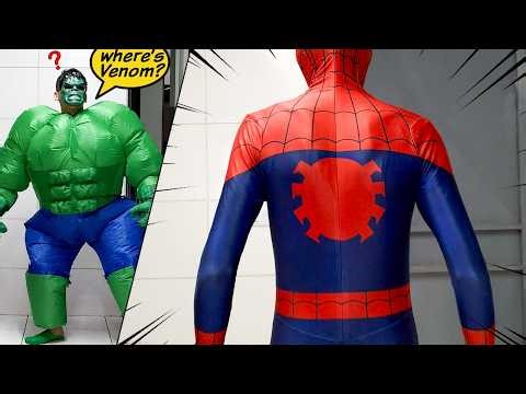 ULTIMATE SPIDER-MAN Series Costume Suit Up ( HULK Cosplay )