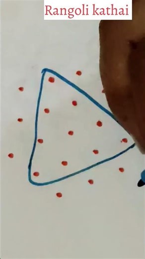 5x3 Easy Line Rangoli ✨ Simple Kolam Design | Beginners Friendly #shorts
