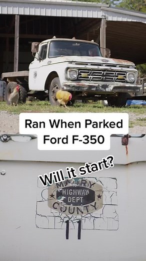 Time to rescue this flatbed. #ford #f350 #willitstart #learnontiktok #ford350 #rooster #trucks #trucktok