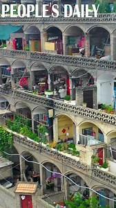 #DoYouKnow some people live in "caves" in northwest China's Shaanxi? The unique cave dwellings on the Loess Plateau often go with a compound and a cave courtyard, demonstrating the local folk culture. | People's Daily, China