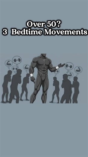 Over 50? 3 bedtime movements japanese elders swear by As we age, stiffness and joint pain often come from lack of daily movement. These simple bedtime movements help improve mobility, balance, and flexibility without the gym. Perfect for adults over 50 who want better sleep, pain-free joints, and long-term movement health. #over50fitness #mobilitytraining #jointhealth #bodyweightworkout #fitness