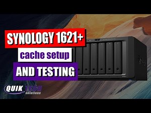 Synology SSD Cache Setup & Testing