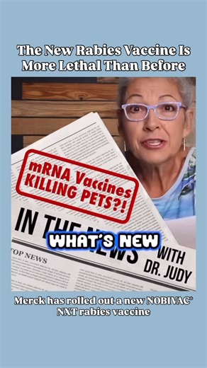Allison Sadler on Instagram: "Merck has now rolled out their new NOBIVAC® NXT rabies vaccine, part of an RNA-based line that’s being pushed into clinics as “the next generation.” But just like we’ve seen in human medicine, anytime new vaccine tech is introduced quietly and with very little long-term safety data behind it, that should raise every red flag we’ve got. Reports of increased reactions, neurological symptoms, and unexpected adverse events have already begun circulating — yet most vets 