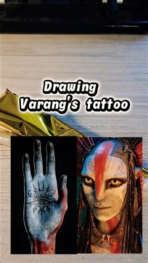 Тату как у Варанг из аватара ✨️🔥 #avatar #avatarfireandash #varang #аватар #art #татухной #хна
