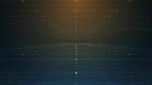 Flight through cyber field consisting of a grid