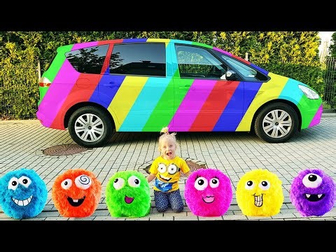 Learning Colors with Alice 🎨 Funny Color Balls & Magic Car Adventure 🚗✨ Kids Play & Education Fun