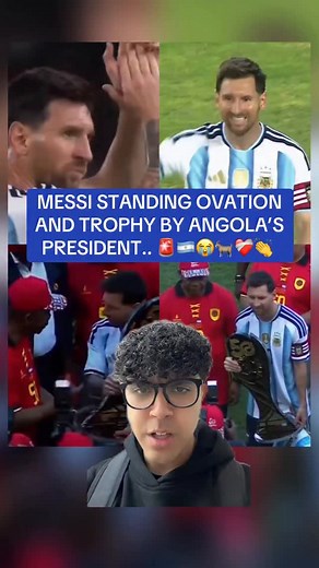 97K views · 2.1K reactions | LIONEL MESSI STANDING OVATION VS ANGOLA. . . . . #messi #leomessi #argentina #angola #goat #football #soccer #viral | Abdellahhfcb | Facebook