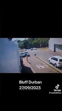 Footage captures robber run over by victim on The Bluff