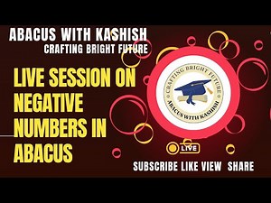 Lets Learn Negative Numbers on Abacus
